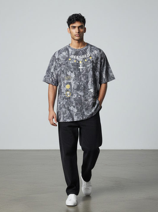 W2494-1115PT RUTHLESS LIFE CAMO BOXY TEE