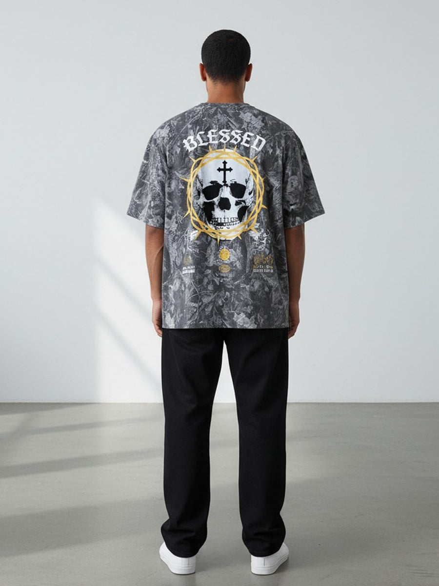 W2494-1115PT RUTHLESS LIFE CAMO BOXY TEE