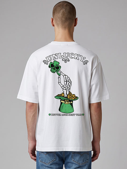 W2511-0984PT UNLUCKY CHARM GRAPHIC TEE
