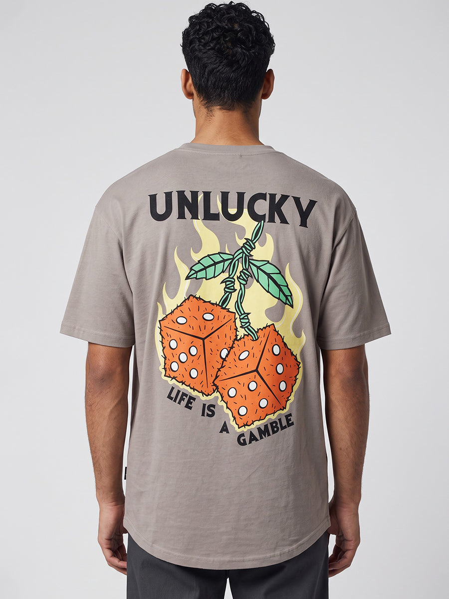 W2437-0940PT FUZZY DICE  CREW NECK TEE