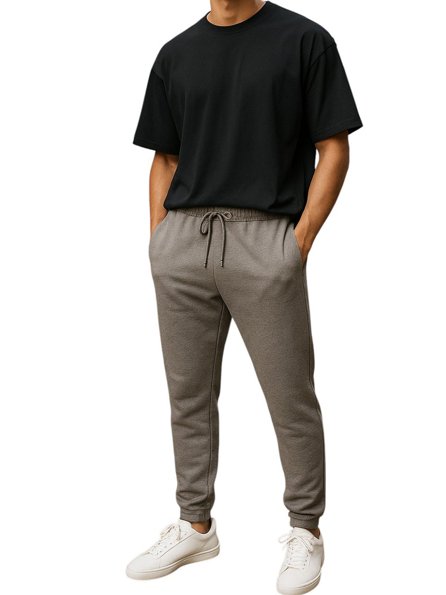 W8091-0001 YM TWEED JOGGER PANT