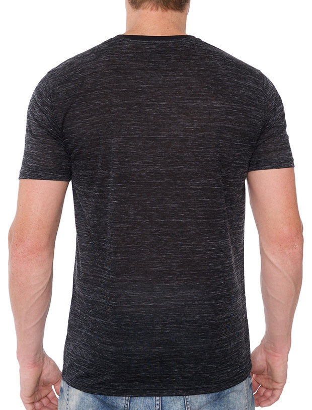 W1047-0044 WAVE JERSEY SS V-NECK