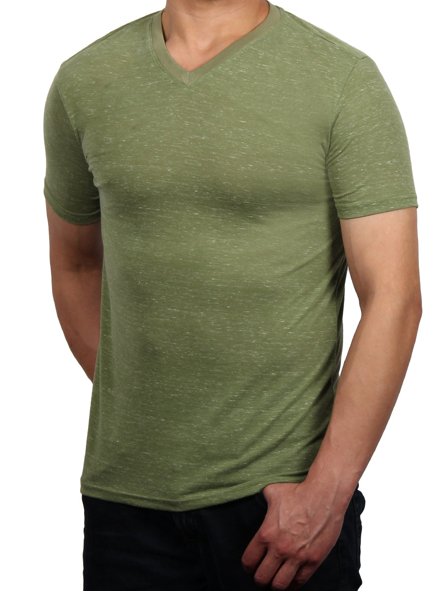 W1047-0044 WAVE JERSEY SS V-NECK