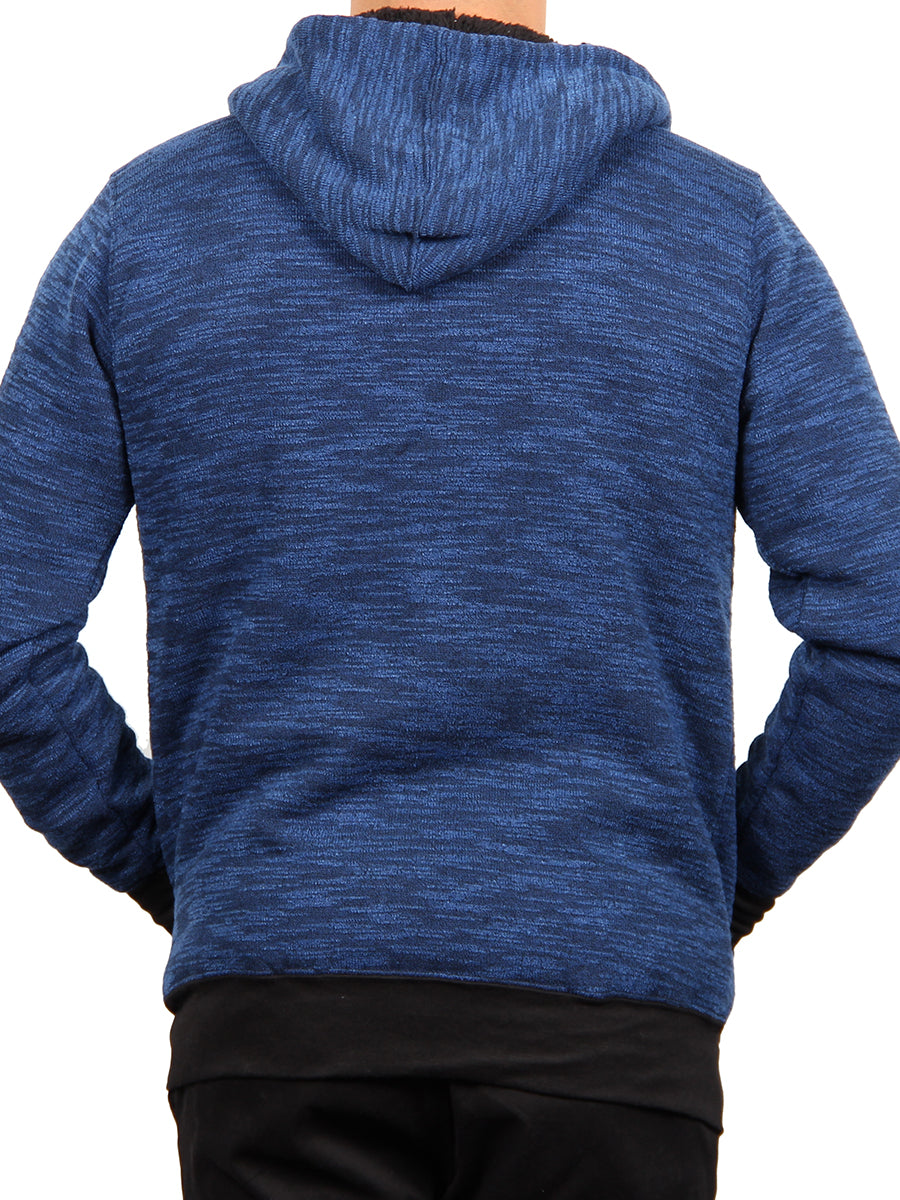 W1534-0021 BLUR FLEECE FULL ZIP HOODIE