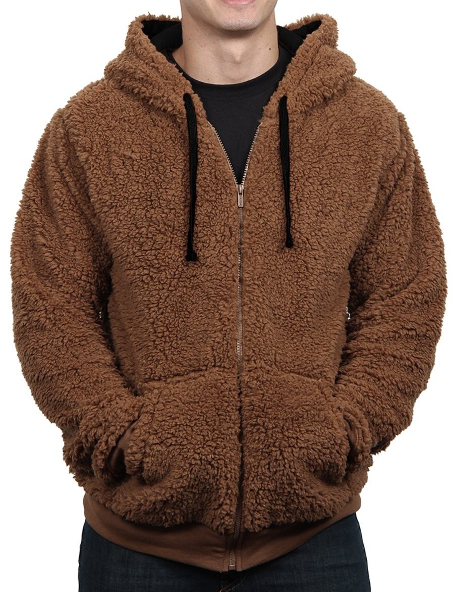 W1534-0040 SHERPA FULL-ZIP HOODIE SWEATSHIRT