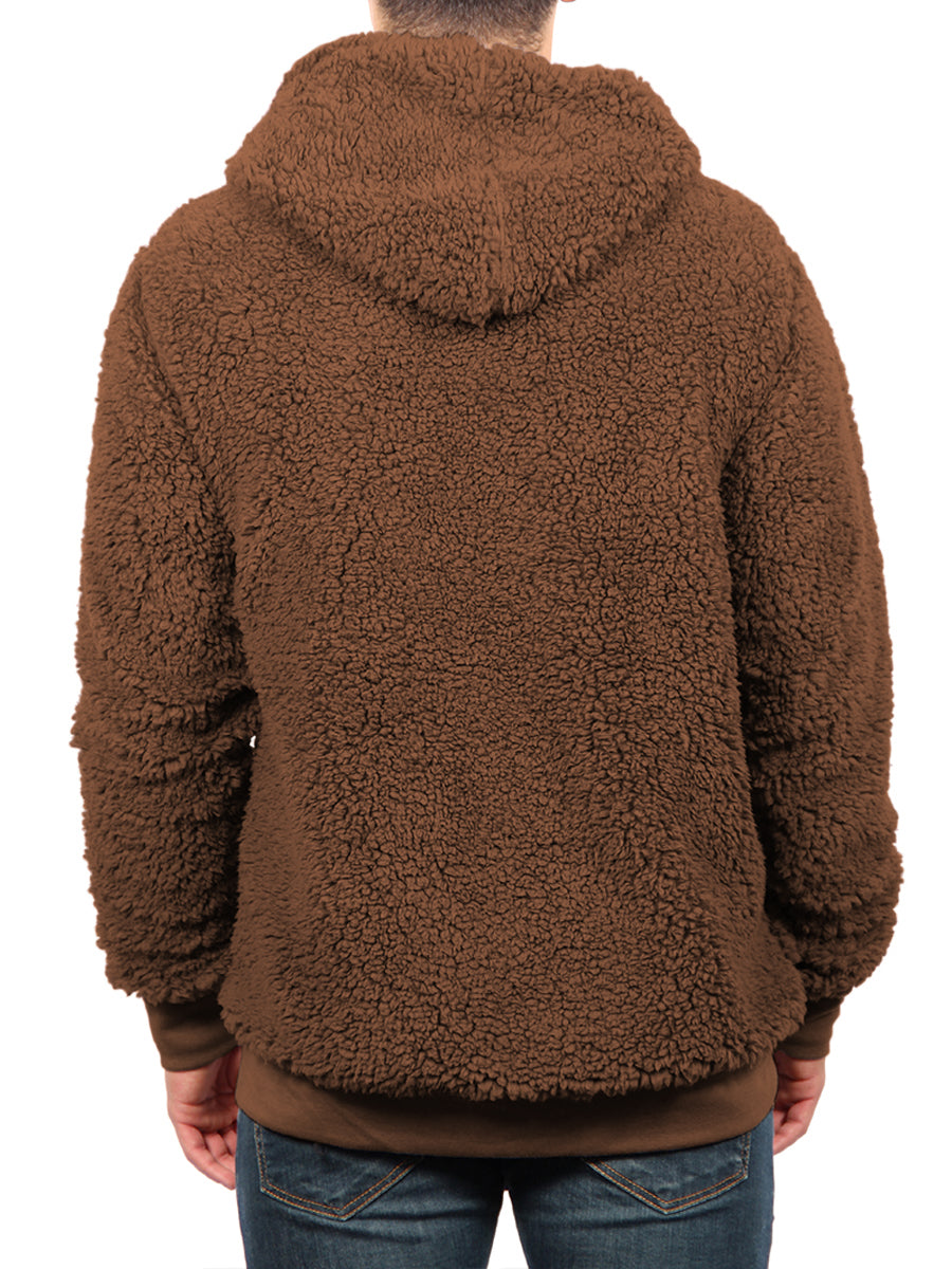 W1534-0040 SHERPA FULL-ZIP HOODIE SWEATSHIRT