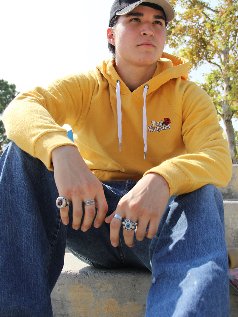 L.A ROSE FASHION RAGLAN PULLOVER HOOD  SKU: W2205-0603EM