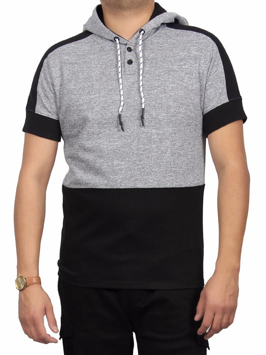 SS LOUNGE HENLEY HOODIE  SKU: W2417-0002