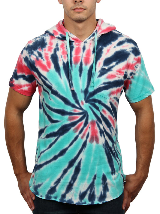 ASTRO TIE DYE PULLOVER HOODIE  SKU: W2418-T017