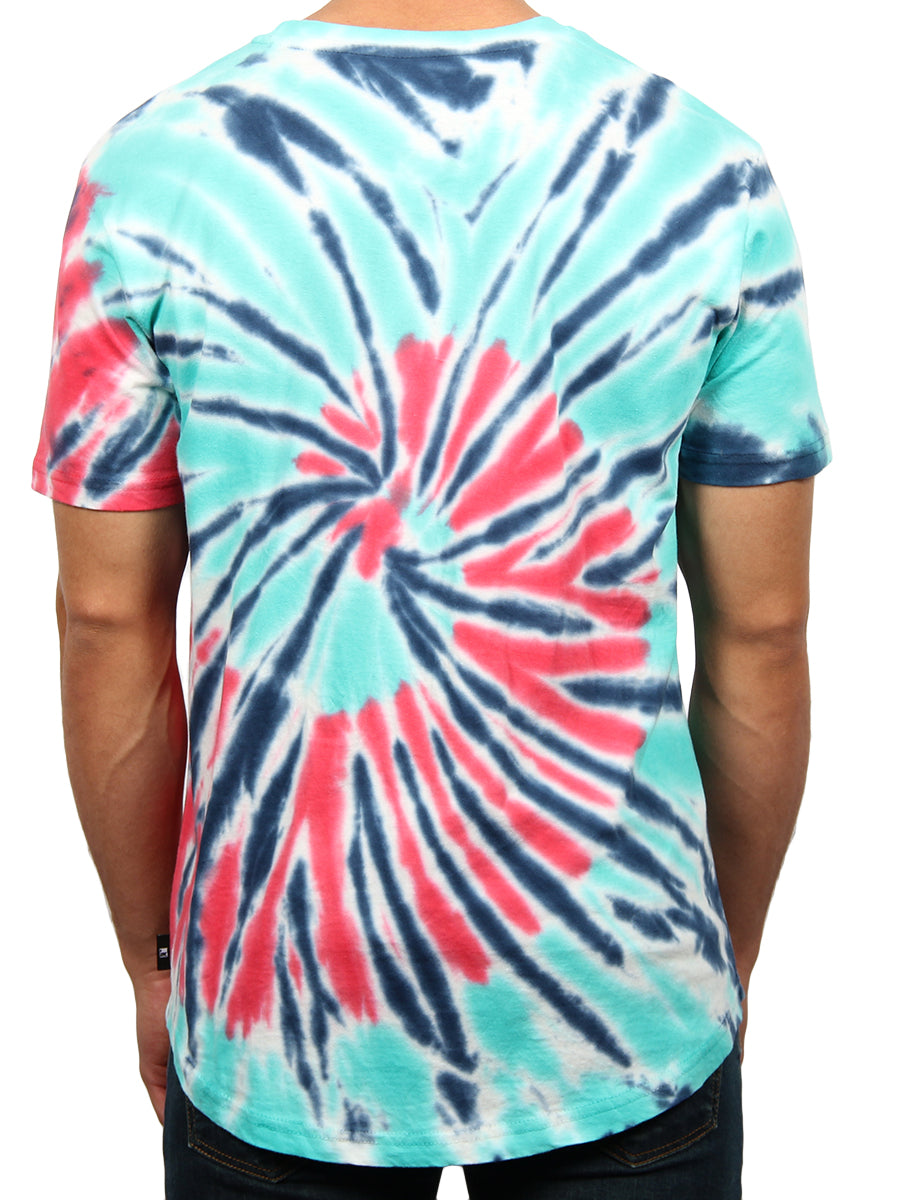 W2437-T017 ASTRO TIE DYE CREW NECK T-SHIRT