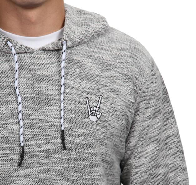 W2447-0293EM ROCK N ROLL PULLOVER HOODIE