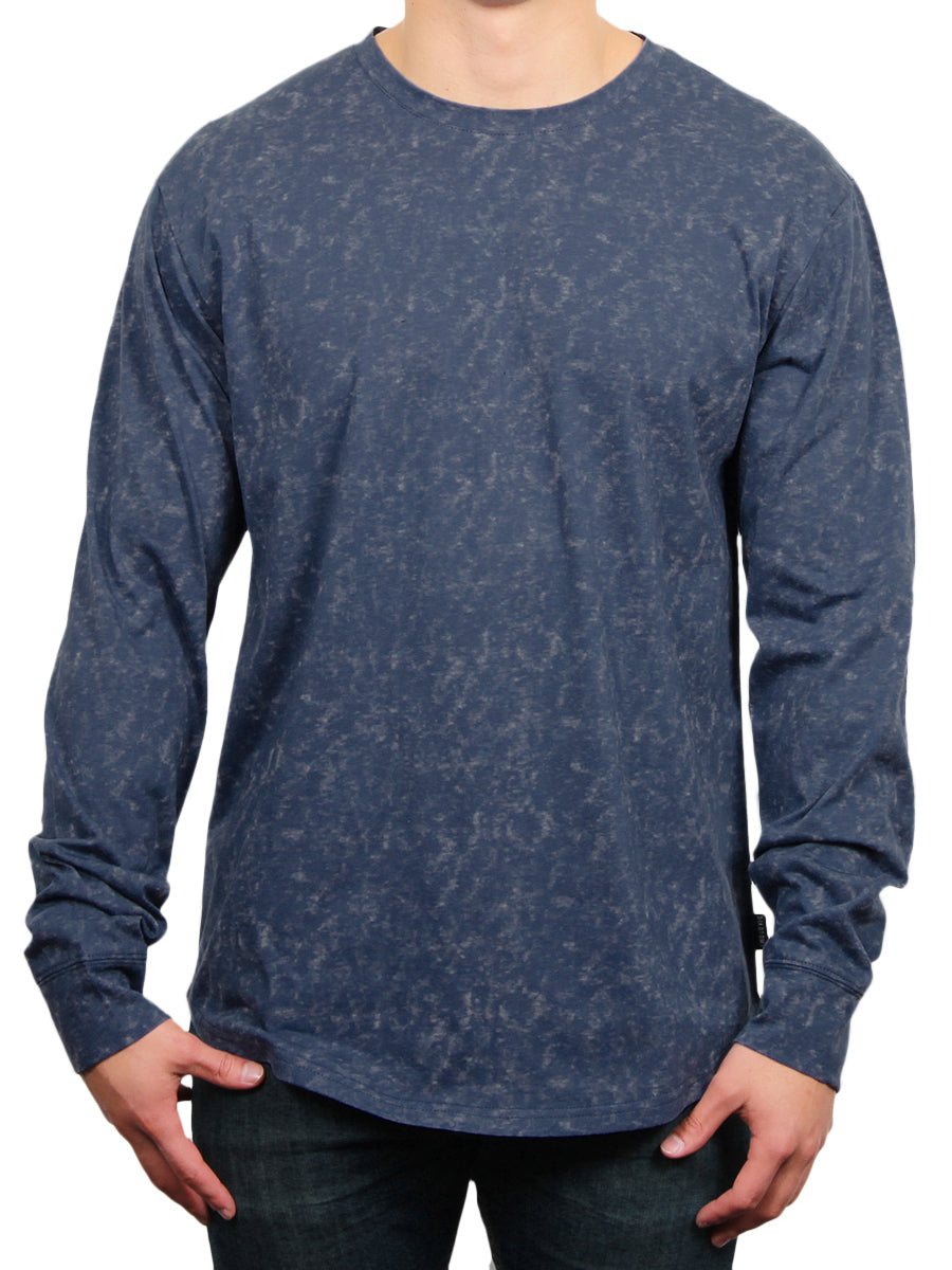 W2448-0001 MOON WASH LONG SLEEVE TEE