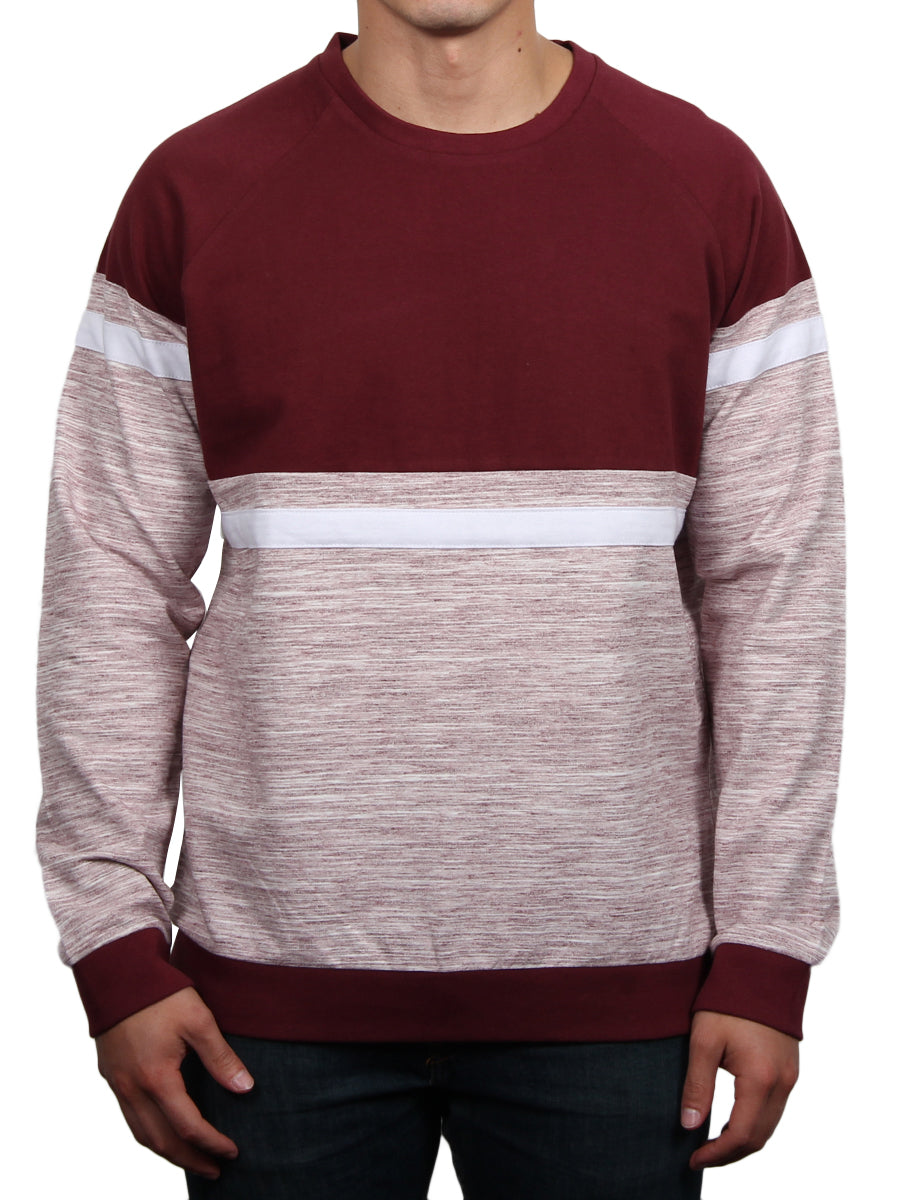 CHAMPION RAGLAN SWEATSHIRT - TAWNY PORT  SKU: W2450-0001