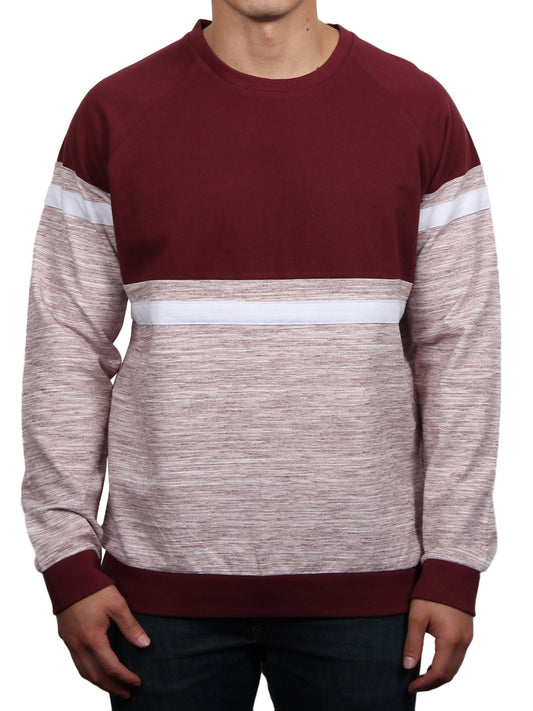 CHAMPION RAGLAN SWEATSHIRT - TAWNY PORT  SKU: W2450-0001