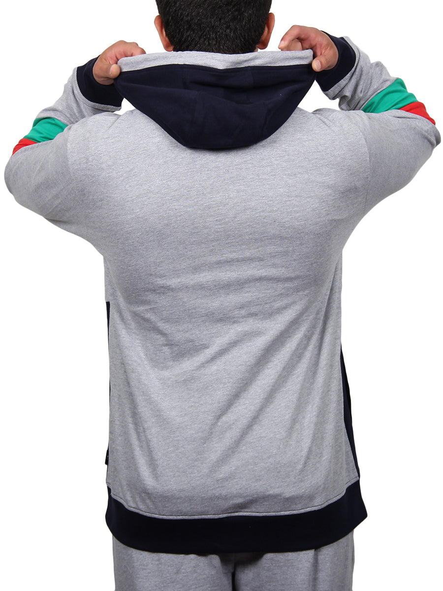 W2484-0001 FRESH HALF-ZIP ANORAK  JACKET - HEATHER GREY