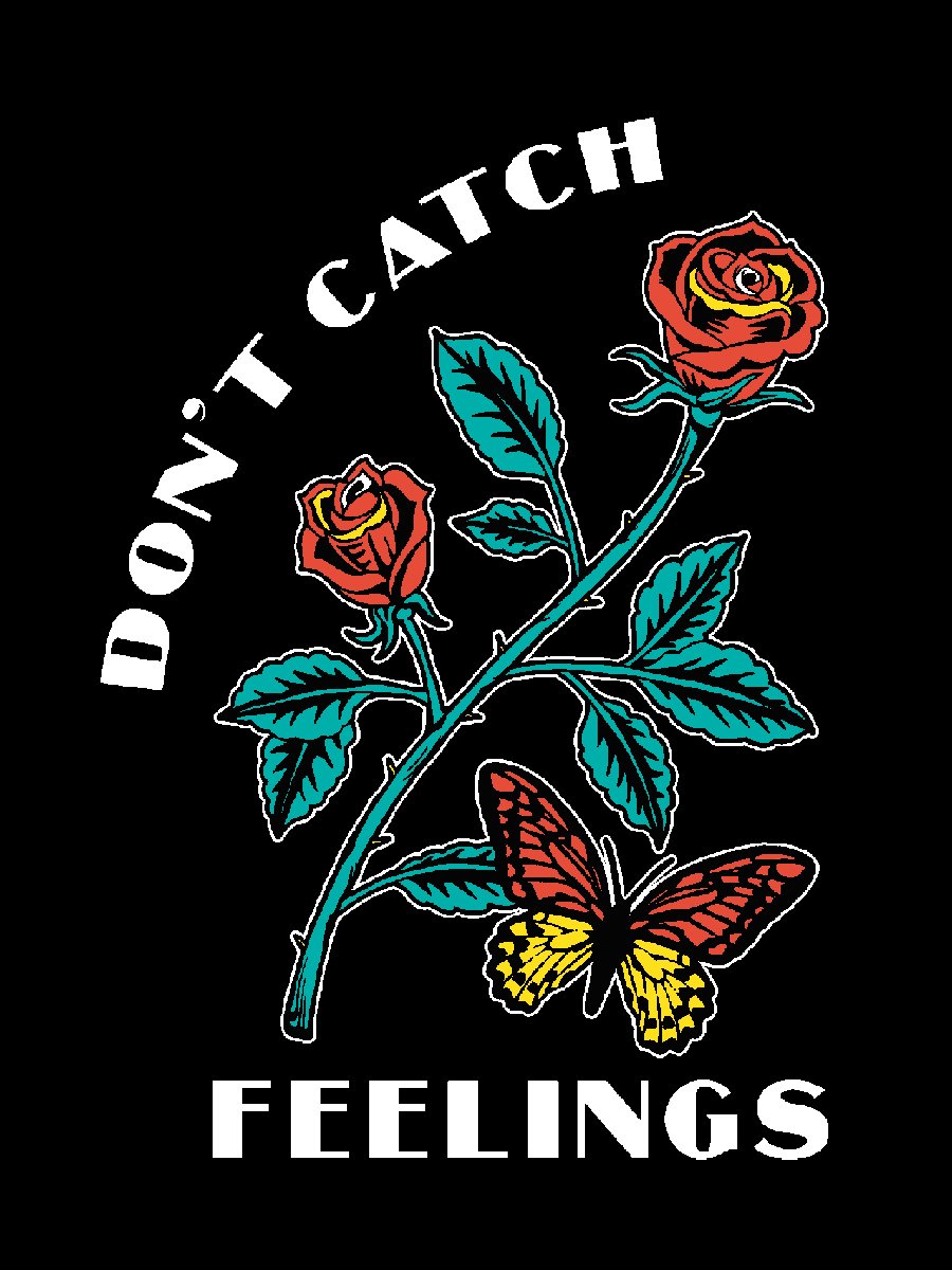 W2448-0666PT SPIRAL ROSE LONG SLEEVE MEN'S CREW NECK TEE