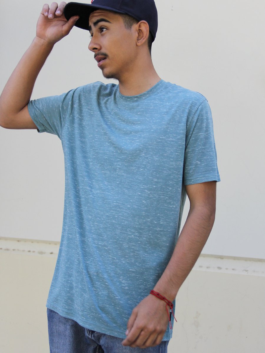 W1100-0018 WAVE JERSEY SHORT SLEEVE CREW NECK TEE