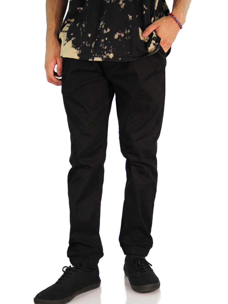 W8071-0001 DANNY TWILL JOGGER