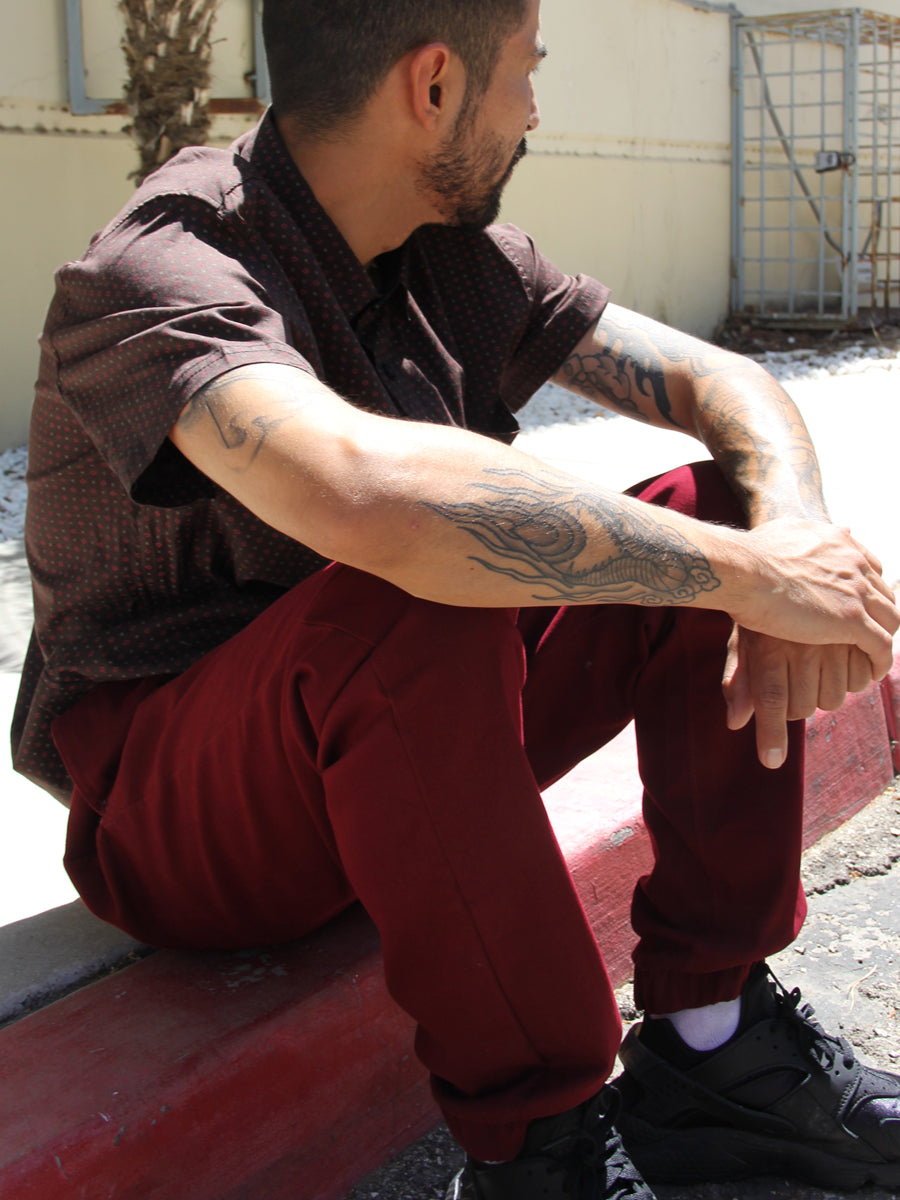 W8071-0001 DANNY TWILL JOGGER