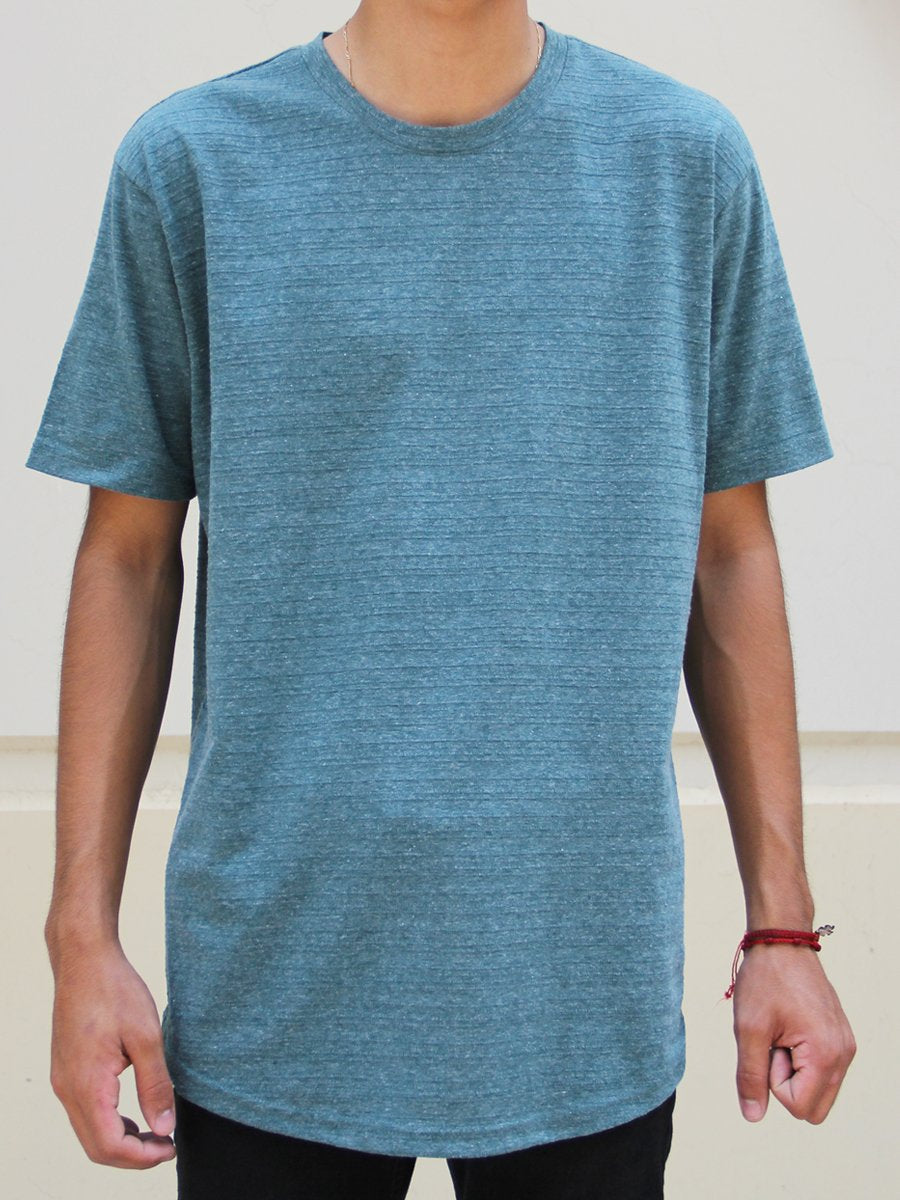 W2437-0236ST TEXTURED STRIPE JERSEY SS CREW