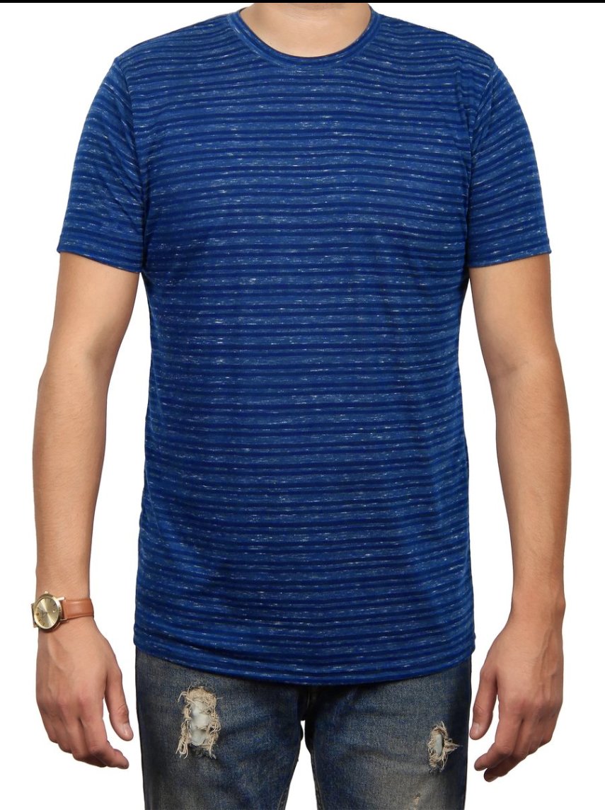 W1100-0216ST TIDAL WAVE STRIPE JERSEY SS CREW