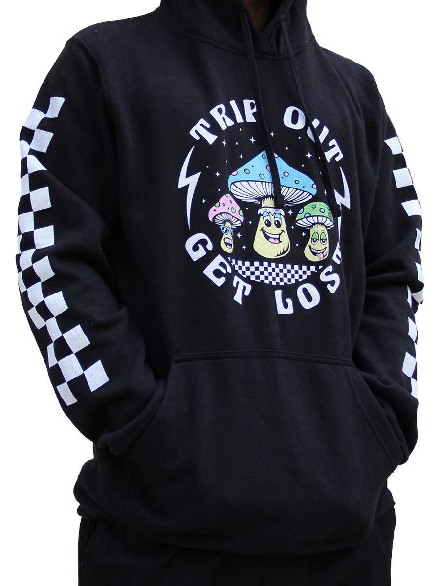 W2447-0809PT TRIPPY FRIENDS PULLOVER HOODIE