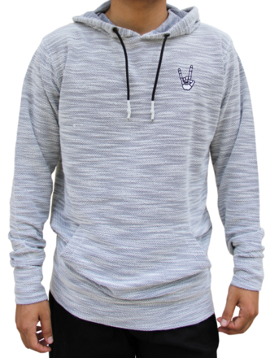 W2447-0293EM ROCK N ROLL PULLOVER HOODIE