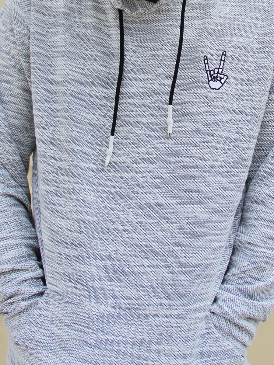 W2447-0293EM ROCK N ROLL PULLOVER HOODIE