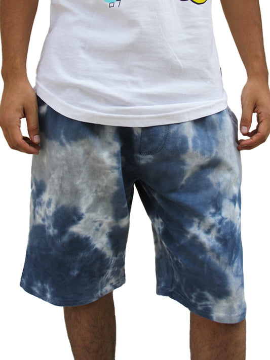 W8087-T008 FRENCH TERRY CRYSTAL WASH SHORTS