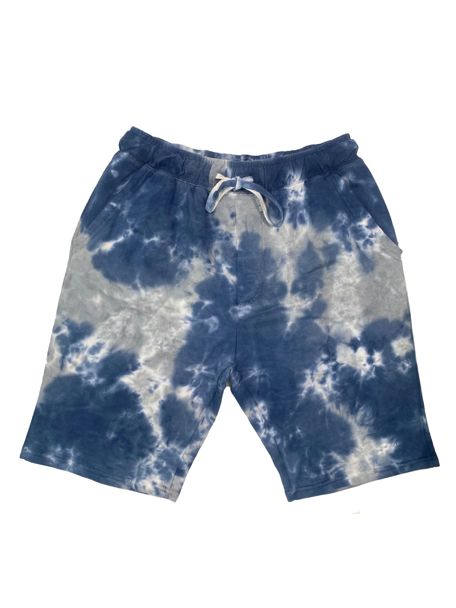 W8087-T008 FRENCH TERRY CRYSTAL WASH SHORTS