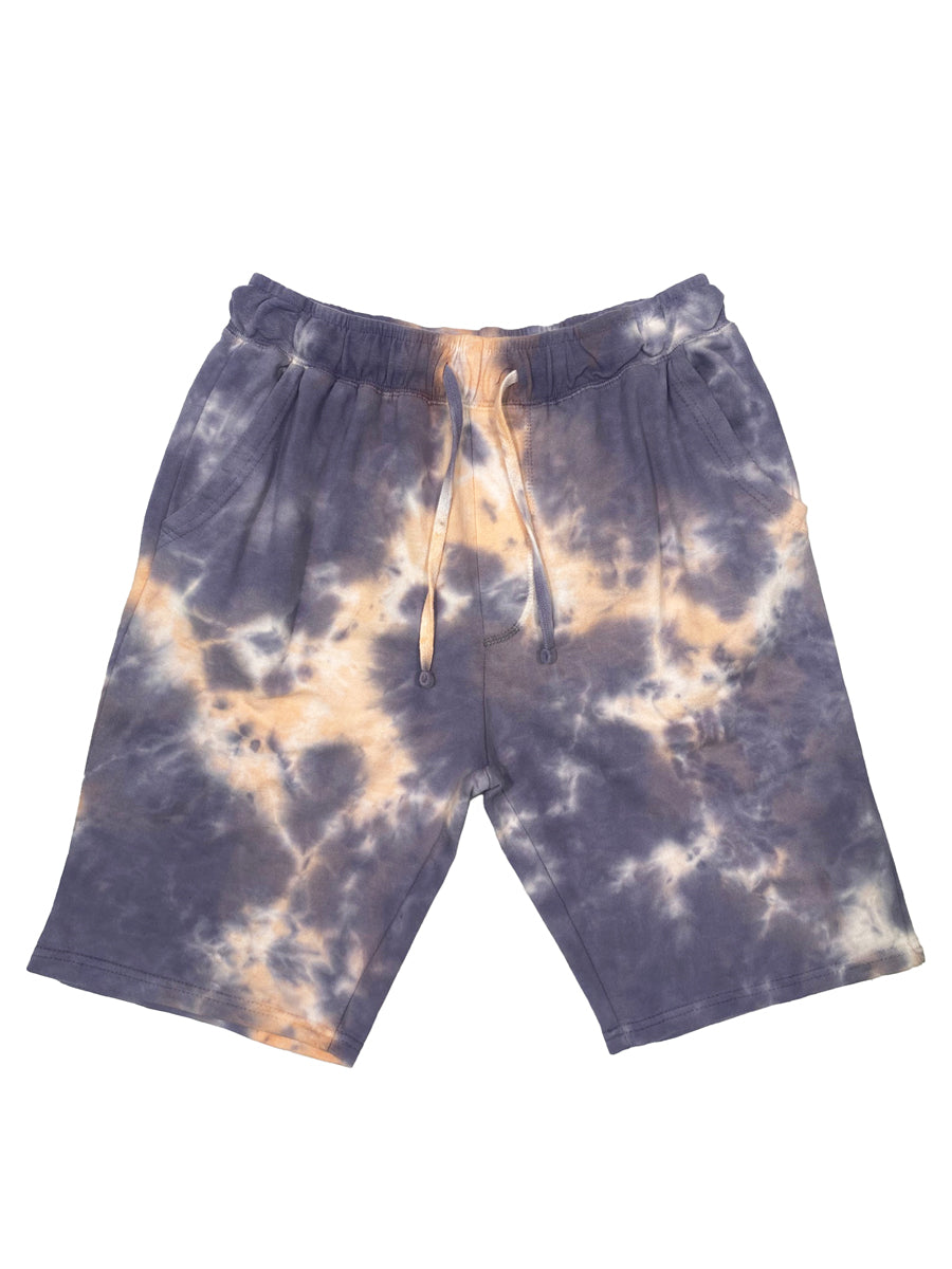 W8087-T008 FRENCH TERRY CRYSTAL WASH SHORTS