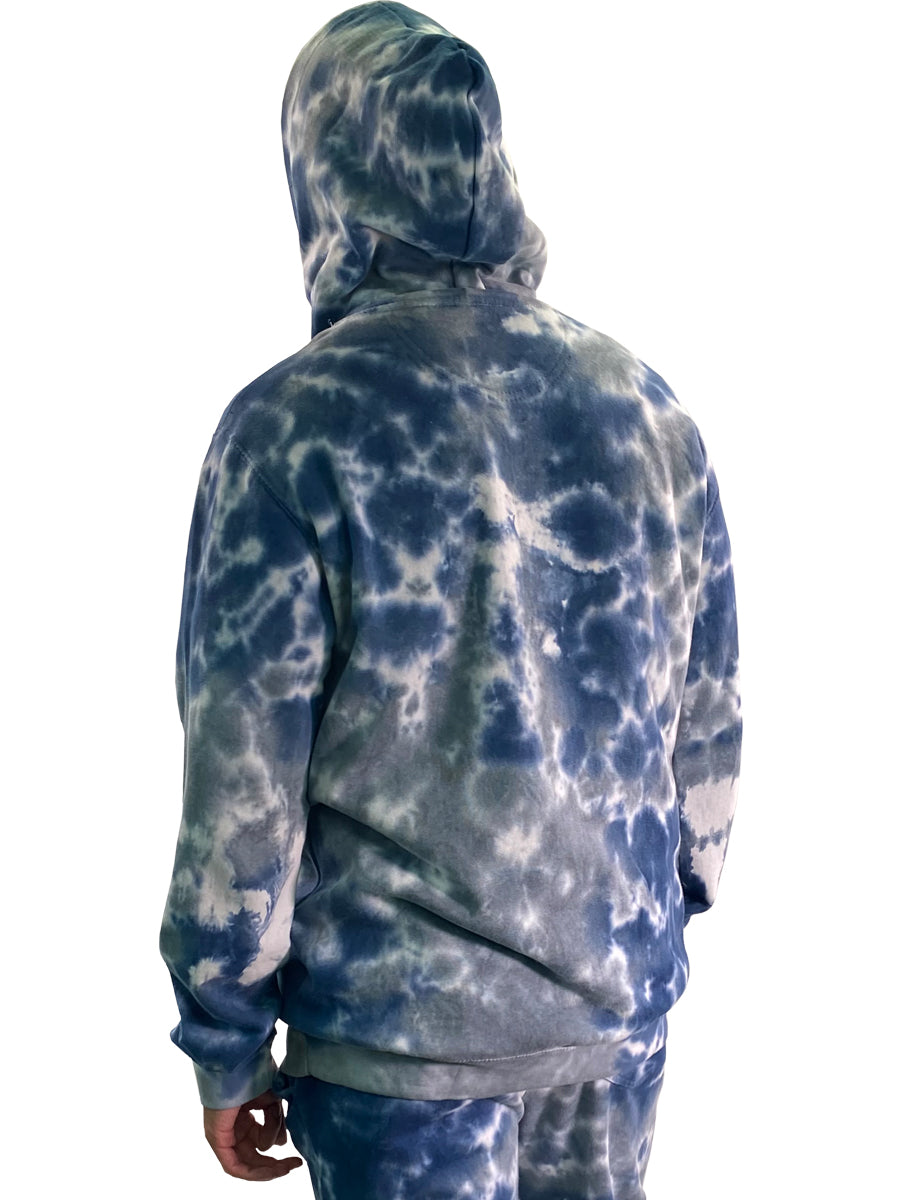 W2447-T008 YM L/S FLEECE CRYSTAL WASH P/O HOODY