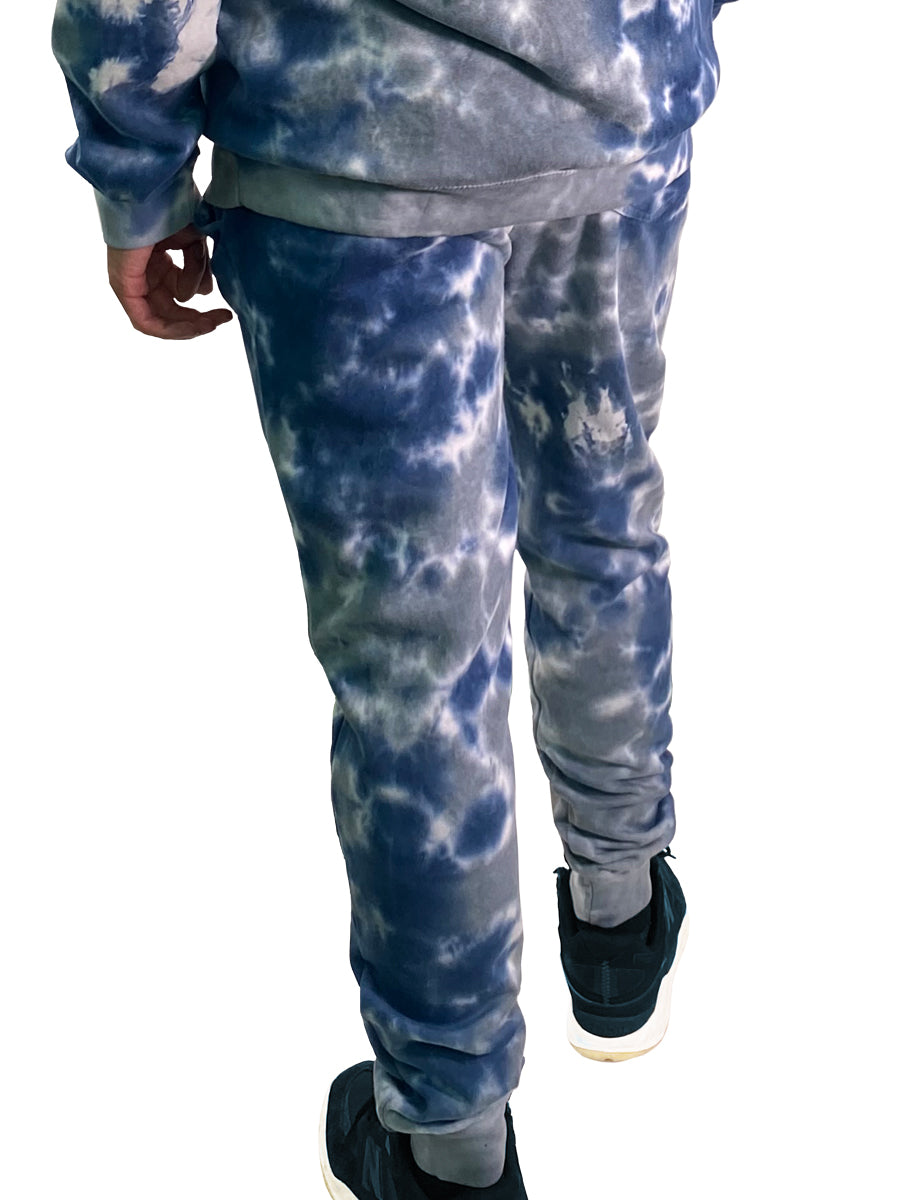 W8083-T008 YM FLEECE CRYSTAL WASH "ROY" JOGGER