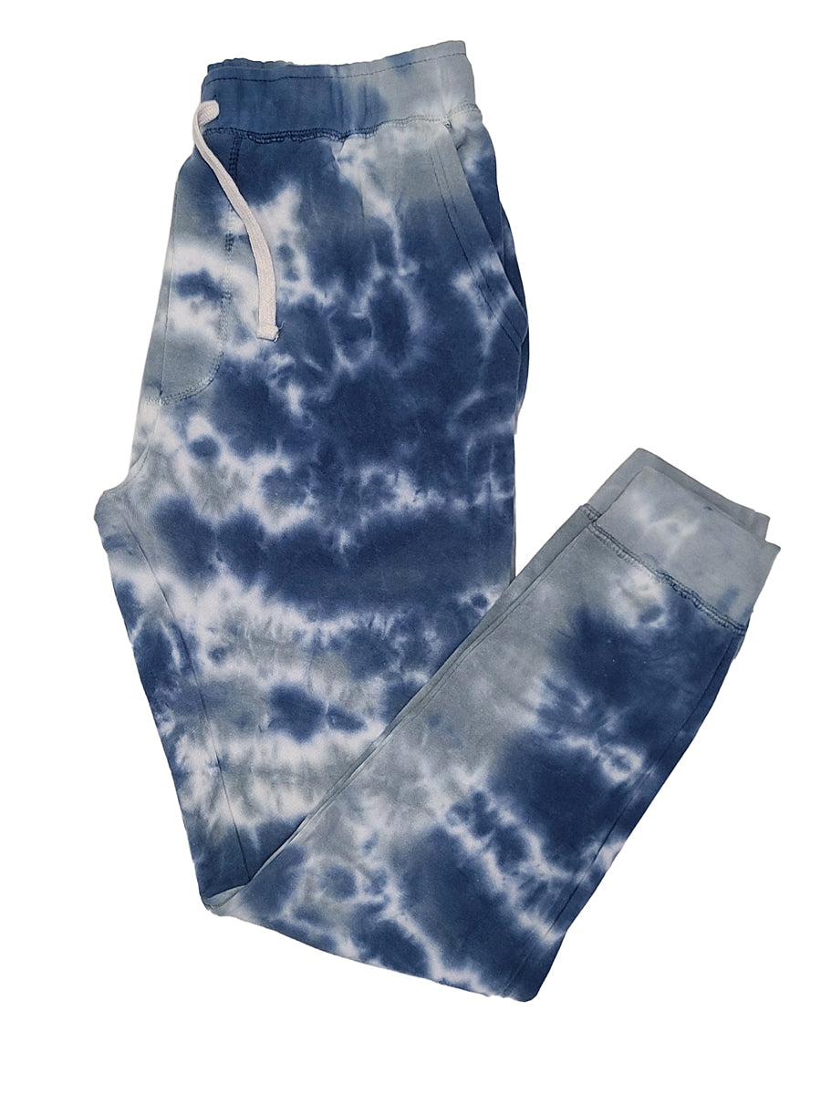 W8083-T008 YM FLEECE CRYSTAL WASH "ROY" JOGGER