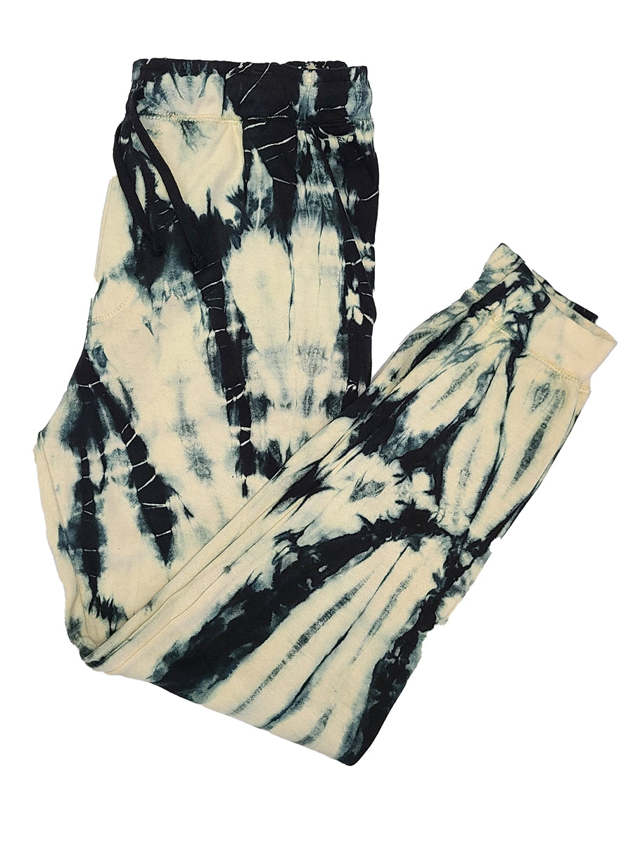 W8083-T012 YM FLEECE SPIRAL WASH "ROY" JOGGER