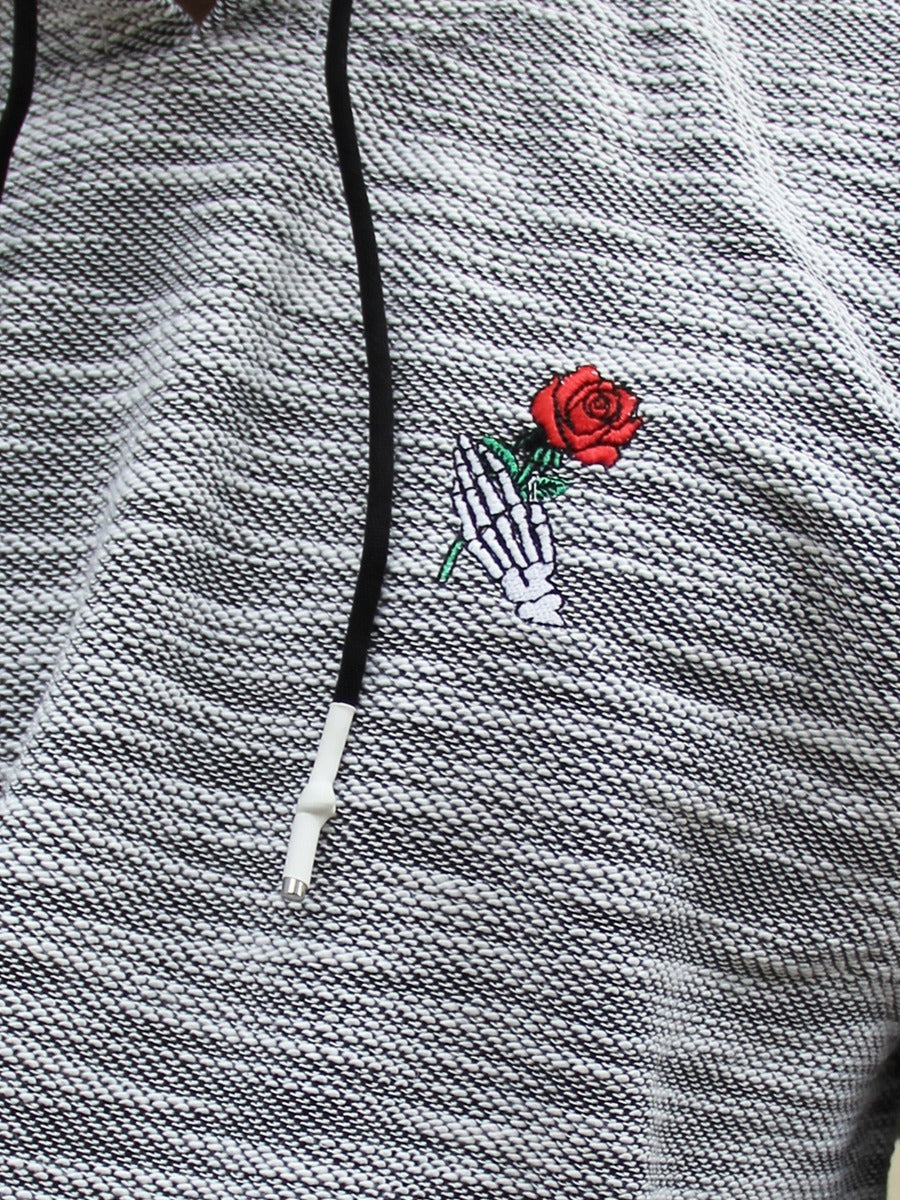 W2447-0545EM RED ROSE ROCKVIEW PULLOVER HOODIE