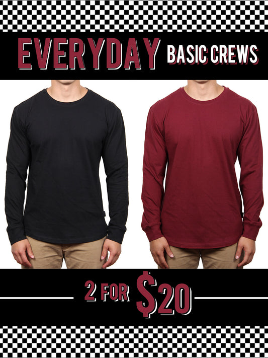 LONG SLEEVE T-SHIRT BUNDLE - 2