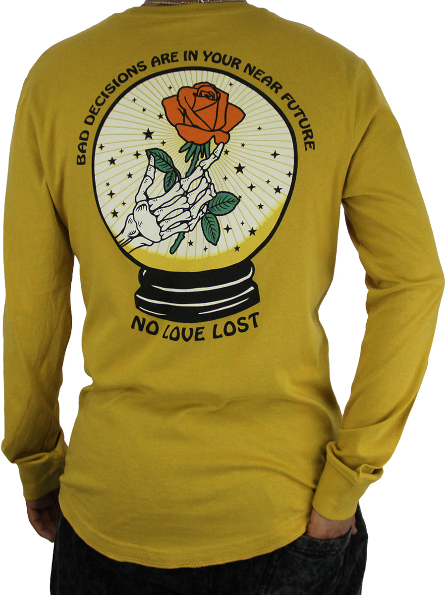 W2448-0690PT FUTURE TELLER LONG SLEEVE MEN'S CREW NECK TEE