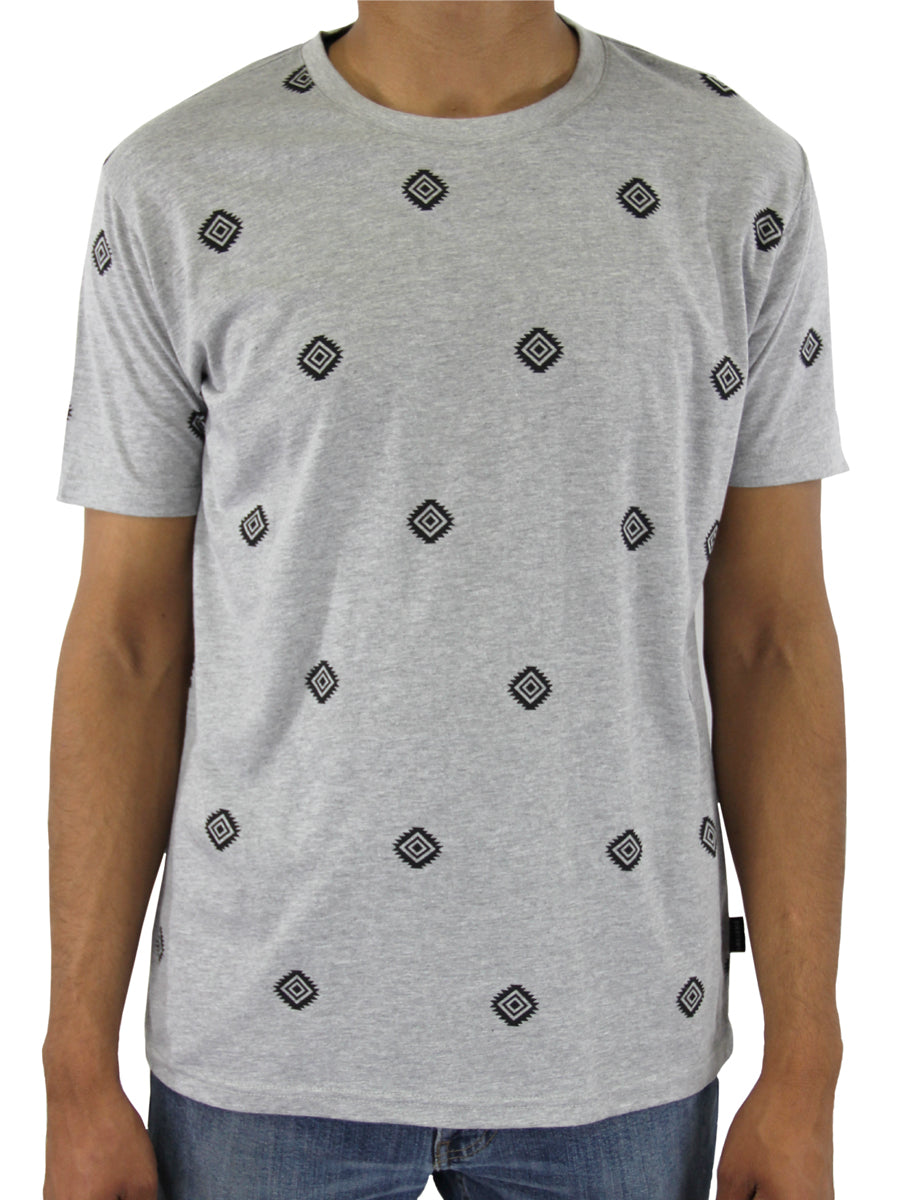 W1100-0604PT AZTEC DIAMOND CREW NECK TEE