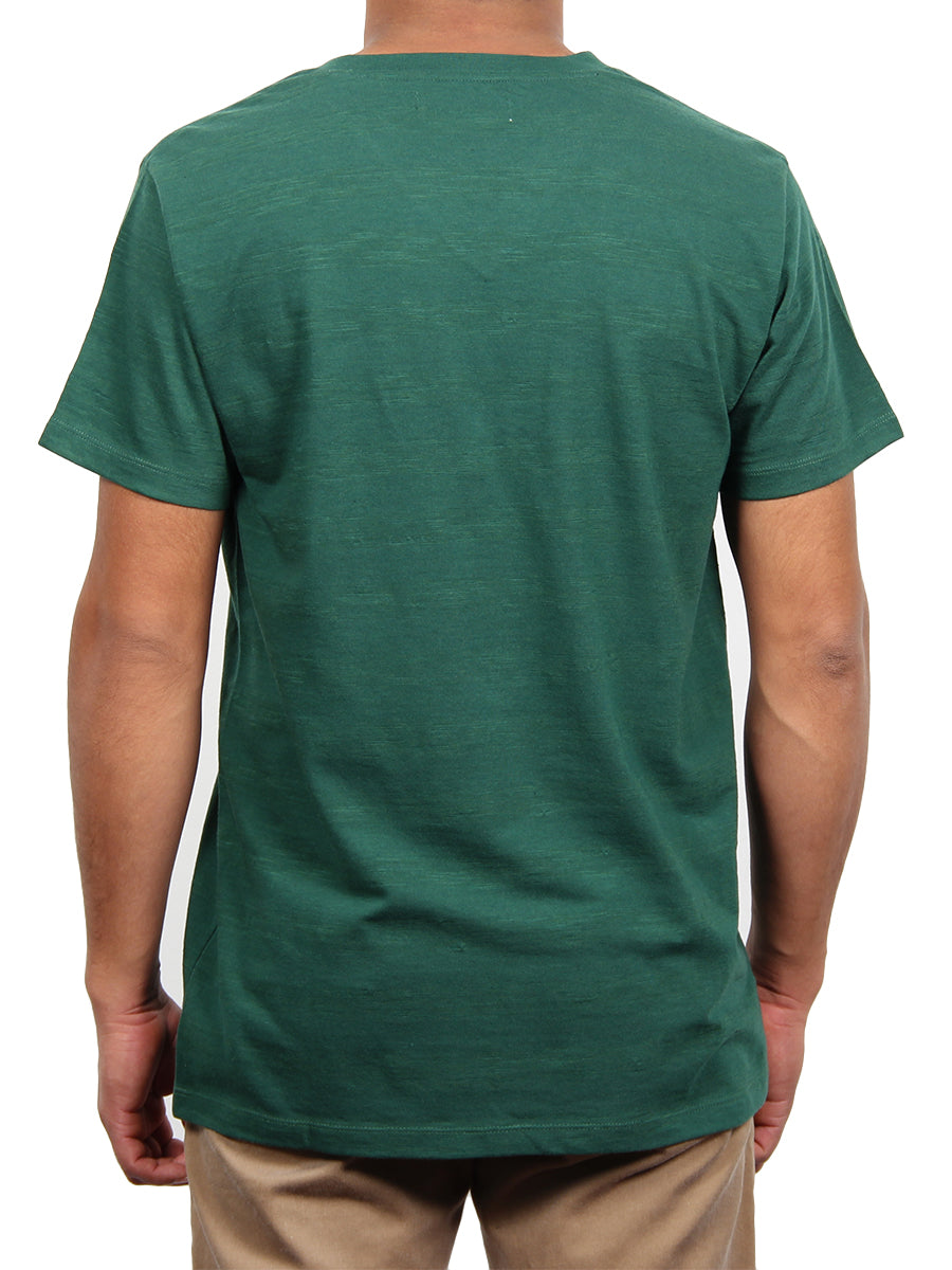 W1449-0001 STREAK STRIPE JERSEY SS V-NECK