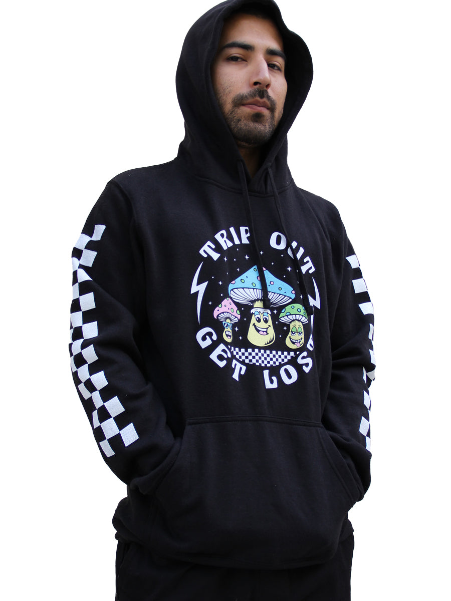 W2447-0809PT TRIPPY FRIENDS PULLOVER HOODIE