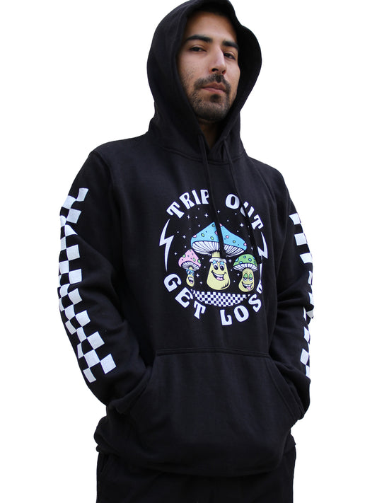 W2447-0809PT TRIPPY FRIENDS PULLOVER HOODIE