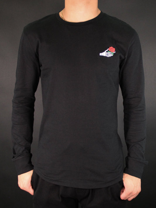 W2448-0773EM SOME LOVE LONG SLEEVE CREW NECK TEE