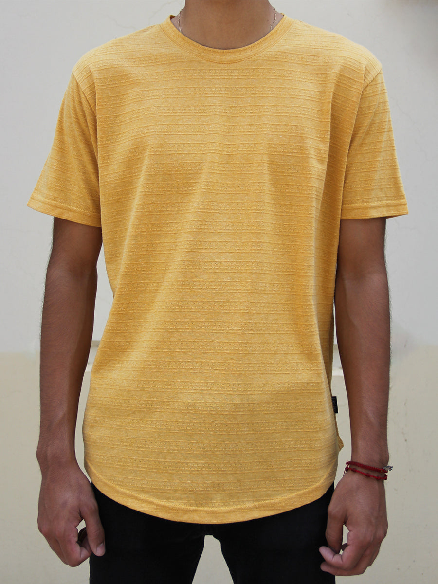 W2437-0236ST TEXTURED STRIPE JERSEY SS CREW