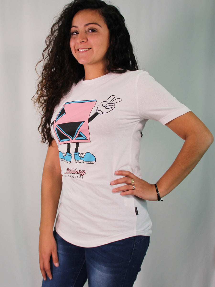 W2437-0678PT DIKO L.A CREW NECK TEE