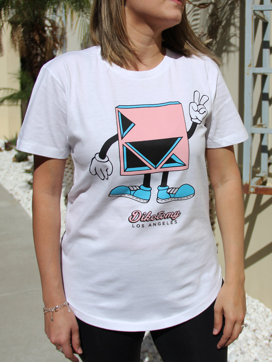 W2437-0678PT DIKO L.A CREW NECK TEE