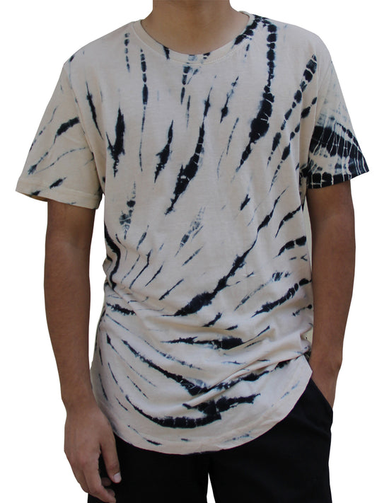 W2437-T012 SPIRAL WASH CURVED CREW TEE