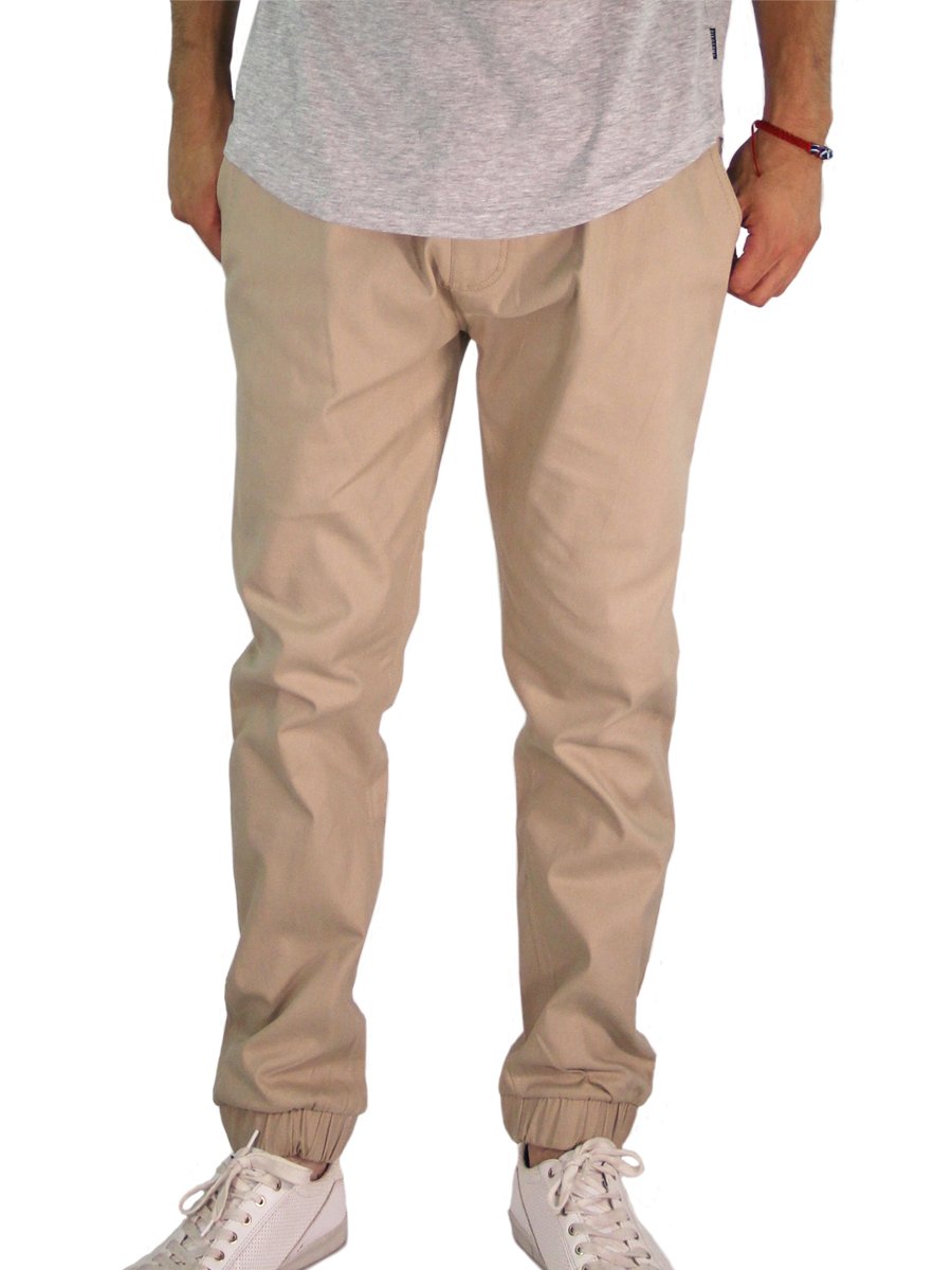 W8071-0001 DANNY TWILL JOGGER