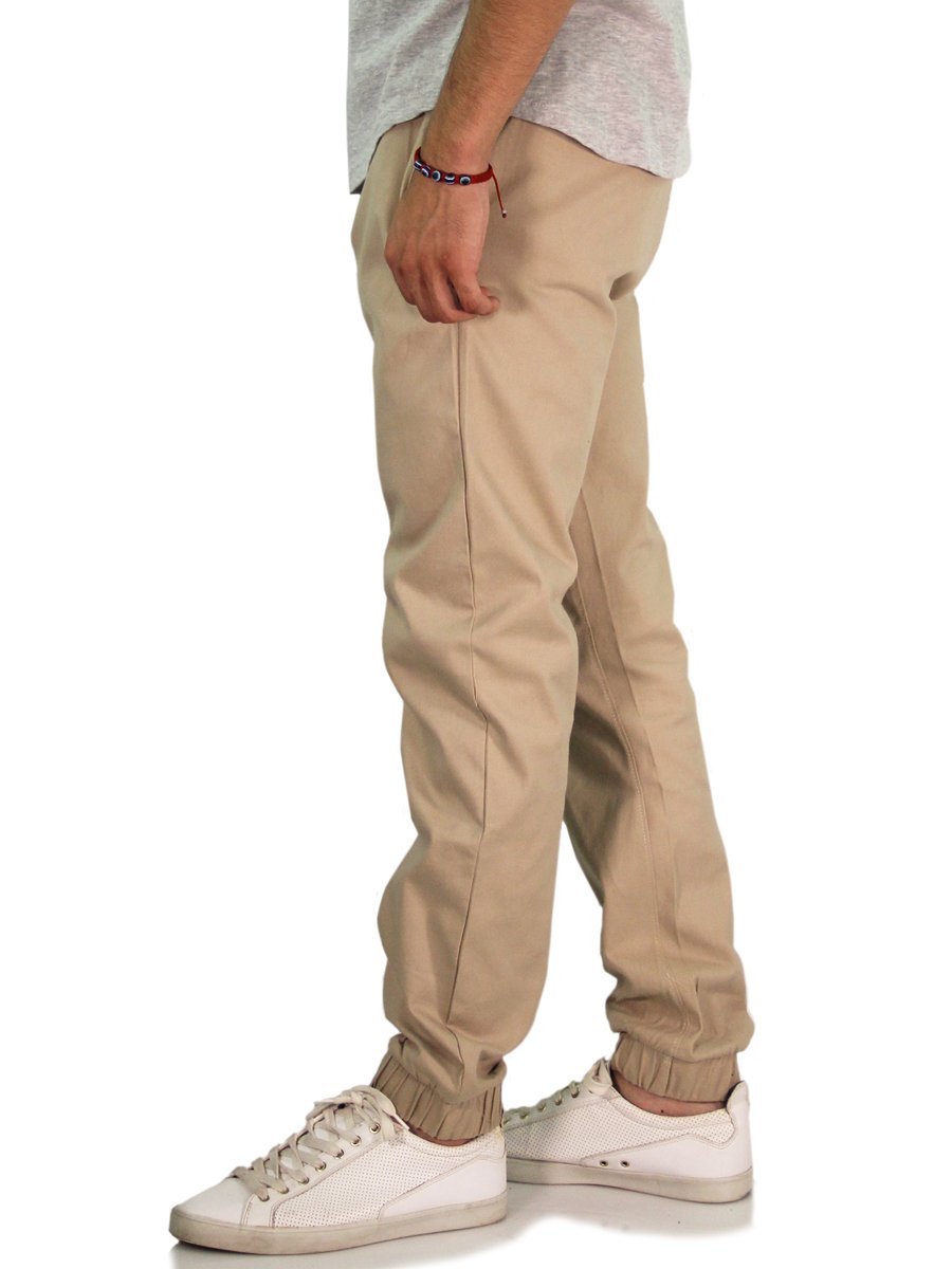 W8071-0001 DANNY TWILL JOGGER