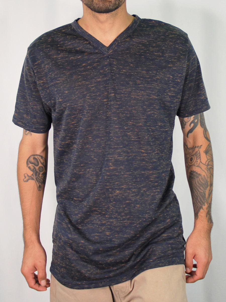 W1047-0044 WAVE JERSEY SS V-NECK